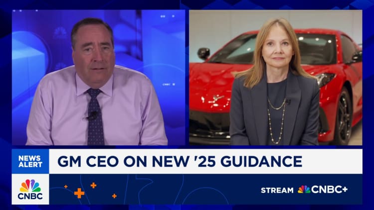 Kyk na die volledige onderhoud van CNBC met die voorsitter en uitvoerende hoof van General Motors Mary Barra