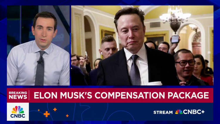 Tesla keur goedkeuring van 96 miljoen gedeelde toekennings aan die uitvoerende hoof, Elon Musk