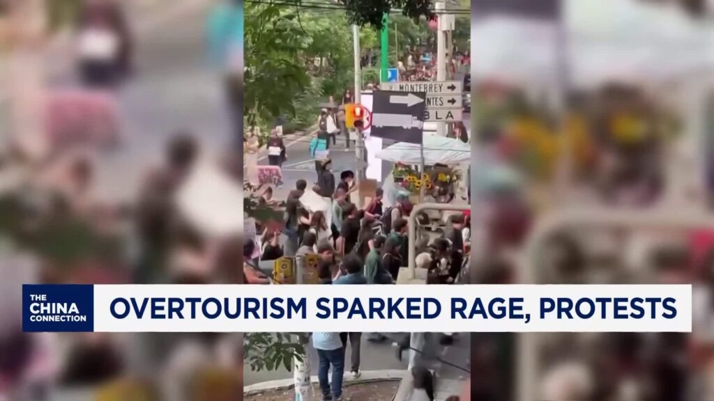 Inwoners van Mexiko -stadsmars teen die buitensporigheid namate betogings verder as Europa beweeg