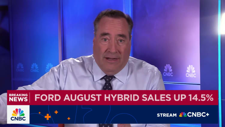 Ford elektriese voertuigverkope het in Augustus met 19,3% gestyg