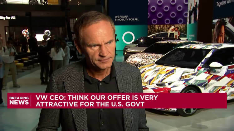 Volkswagen CEO sê die groep is "Voorsien groot beleggings in die Verenigde State"