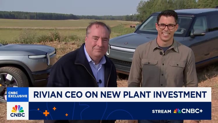 Rivian CEO: sal wêreldwye produksie deur die nuwe georgia -aanleg uitbrei
