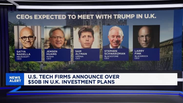 Trump se Britse reis vonke Tech Investment Splurge