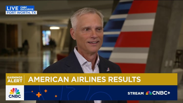 Robert Isom, uitvoerende hoof van American Airlines: Ons verwag rekordinkomste in die vierde kwartaal