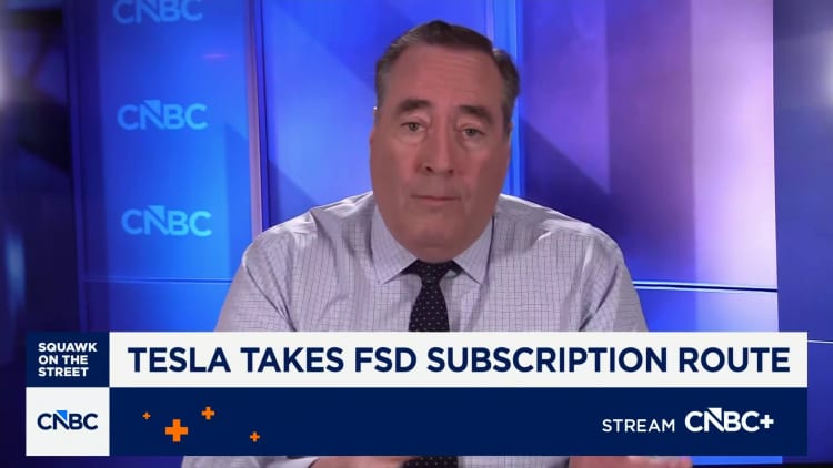 Tesla skuif die volledige selfbestuur-funksie na maandelikse intekening