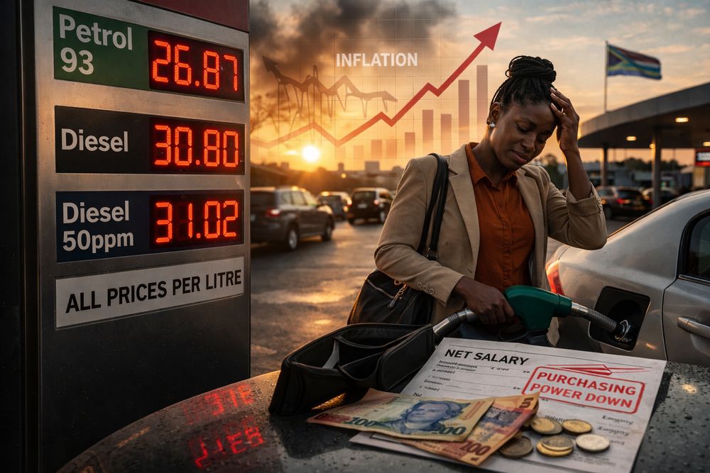 Brandstofspylings bedreig SA salarisse