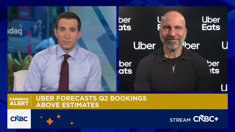 Dara Khosrowshahi, uitvoerende hoof van Uber, praat oor die resultate van die eerste kwartaal: Ons werk hard vir langtermyn-ontwikkeling