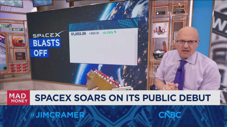 Cramer: Geen IPO het Wall Street ooit so gelok soos SpaceX nie