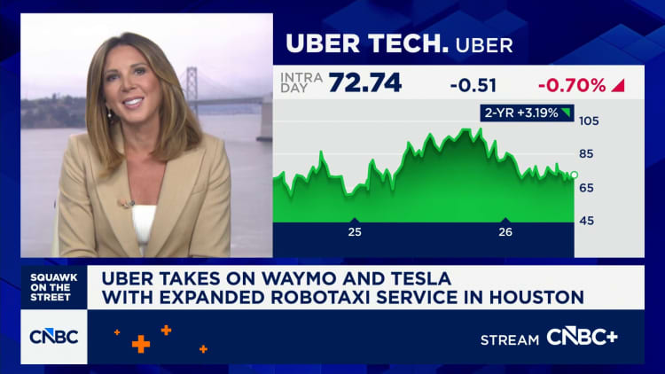 Uber brei robo-taxi-diens in Houston uit om met Waymo en Tesla mee te ding